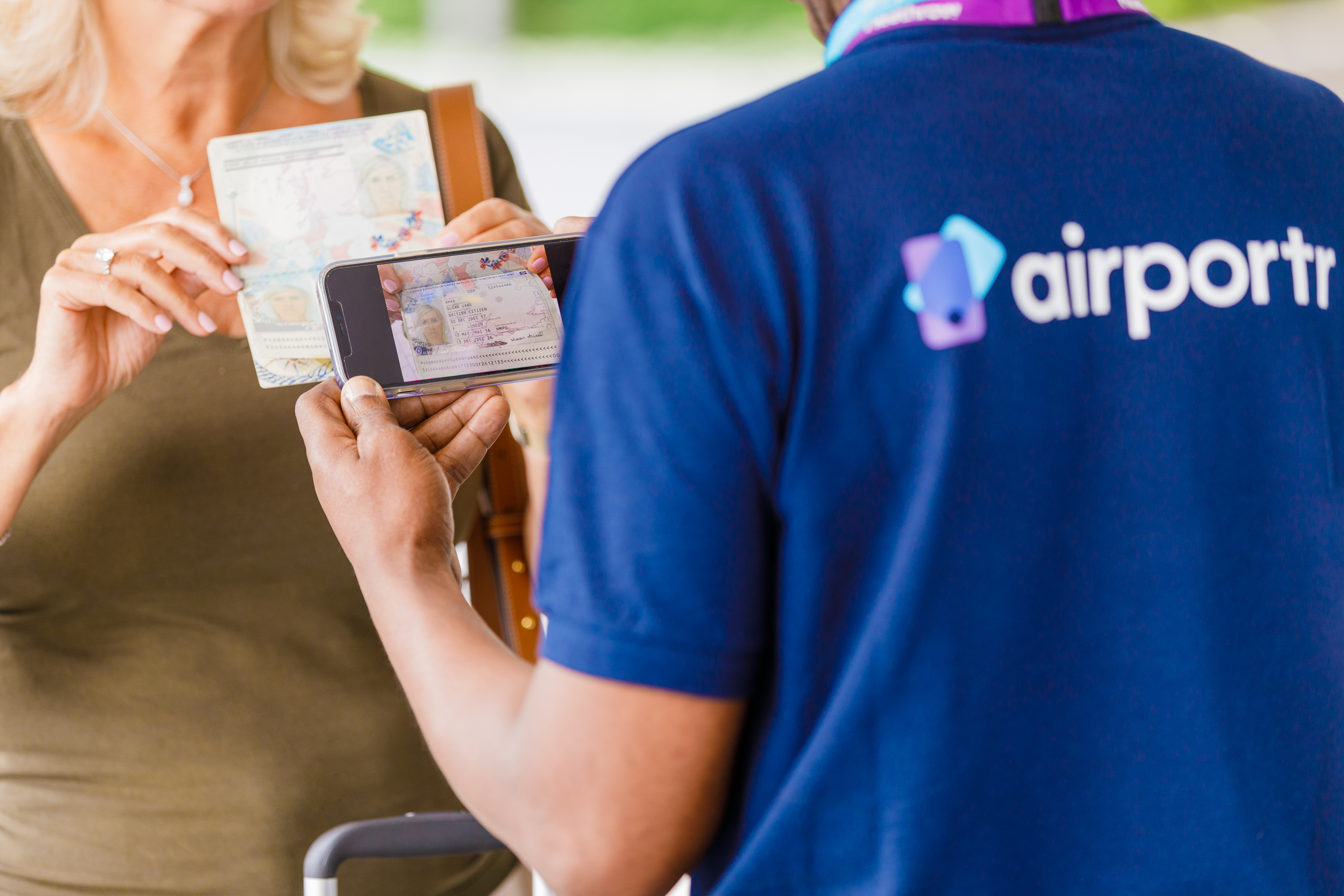 Off-airport baggage collection
